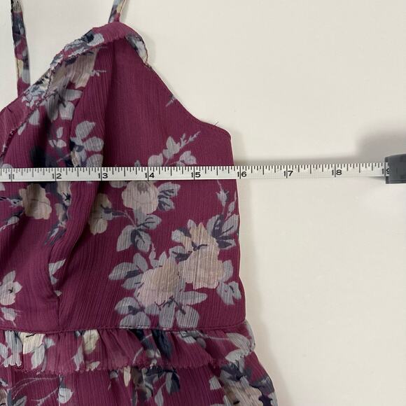 Abercrombie & Fitch Large Floral Ruffle Tank Top - Picture 9 of 9